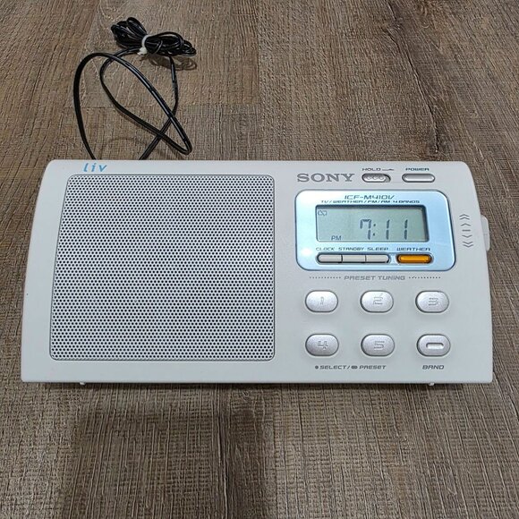 Sony ICF-M410V AM FM TV Weather Band Radio – Tested, Works Great - Picture 4 of 16